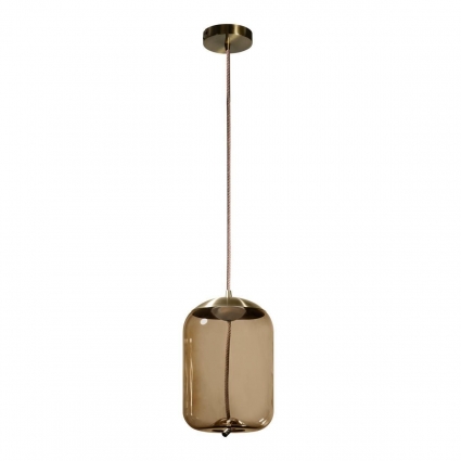 Подвесной светодиодный светильник Loft IT Knot 8135-C для прихожей, цвет янтарный,  в стиле лофт