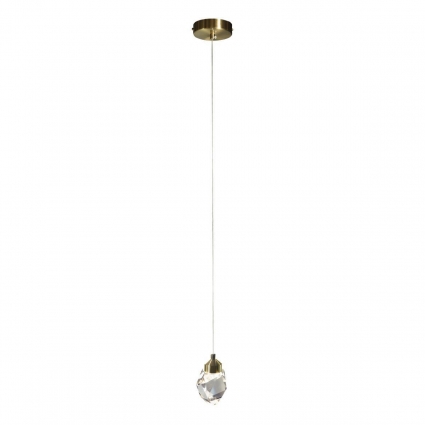 Подвесной светодиодный светильник Loft IT Rock 10111 Gold для спальни, цвет золотой,  в стиле модерн