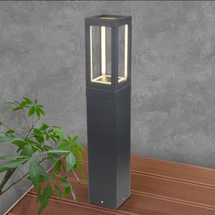 Уличный светодиодный светильник Elektrostandard Frame 1529 Techno Led серый 4690389172373 на площадь до 3 кв.м., цвет серый,  в стиле Хай-тек