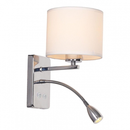Бра Escada 552/A LED для спальни площадью до 3.3 кв.м., цвет белый,  в современном стиле