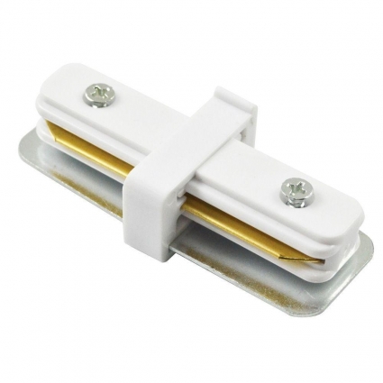 Коннектор прямой Arte Lamp Track Accessories A130233, цвет белый