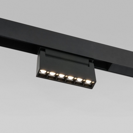 Трековый светодиодный светильник Elektrostandard Slim Magnetic 85009/01 4690389178825 для гостиной, цвет черный,  в современном стиле