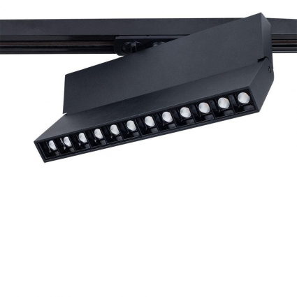 Трековый светодиодный светильник Arte Lamp Flash A4572PL-1BK для гостиной площадью до 2.5 кв.м.,  в стиле Хай-тек