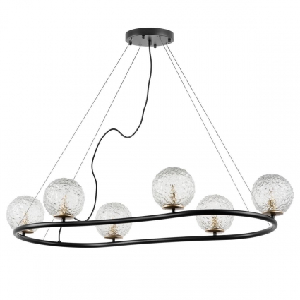 Подвесная люстра Lightstar Bari 815267 для кухни, цвет черный,  в стиле арт-деко