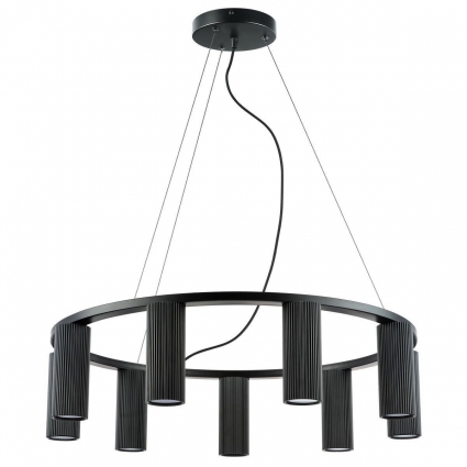 Подвесная люстра Lightstar Roma 718097 для гостиной, цвет черный