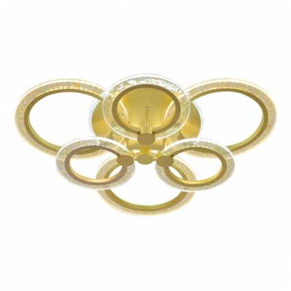 Потолочная светодиодная люстра Escada Enigma 10225/6LED Gold для спальни площадью до 20 кв.м.,  в современном стиле