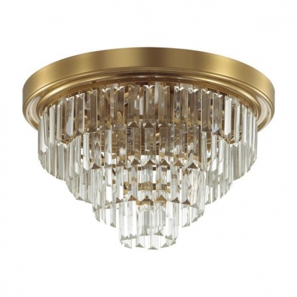 Потолочная люстра Lumion Zaha 5257/6C для спальни площадью до 12 кв.м., цвет латунь,  в стиле модерн