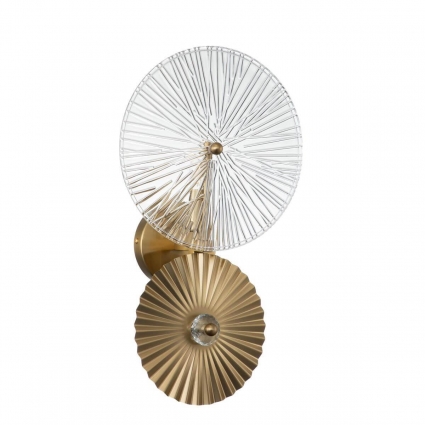 Бра Indigo Miele 12021/B/1W Brass V000023 для спальни площадью до 3 кв.м.,  в стиле модерн