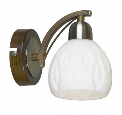 Бра Lussole Mores LSL-8801-01 для гостиной площадью до 2.2 кв.м., цвет белый,  в современном стиле