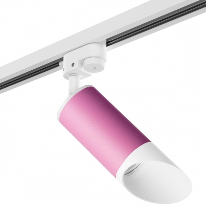 Трековый светильник Lightstar Rullo (214432+592056+201436) R1T43236 для детской, цвет розовый,  в стиле Хай-тек