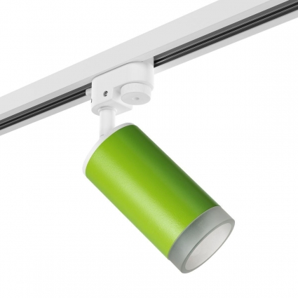 Трековый светильник Lightstar Rullo (214434+592056+202430) R1T43430 для детской, цвет зеленый,  в стиле Хай-тек