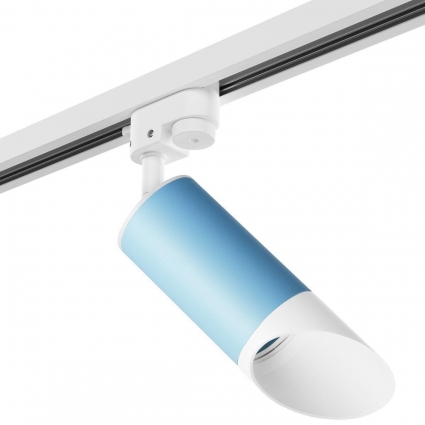 Трековый светильник Lightstar Rullo (214435+592056+201436) R1T43536 для детской, цвет голубой,  в стиле Хай-тек