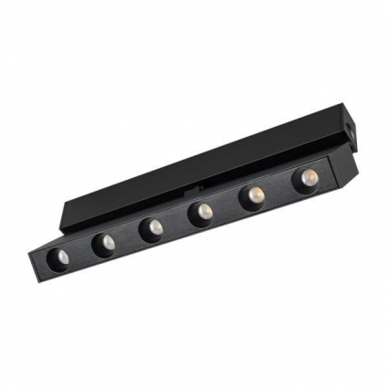 Трековый светодиодный светильник Arlight Mag-Dots-Fold-25-S200-6W Warm3000 034217 для гостиной, цвет черный,  в современном стиле