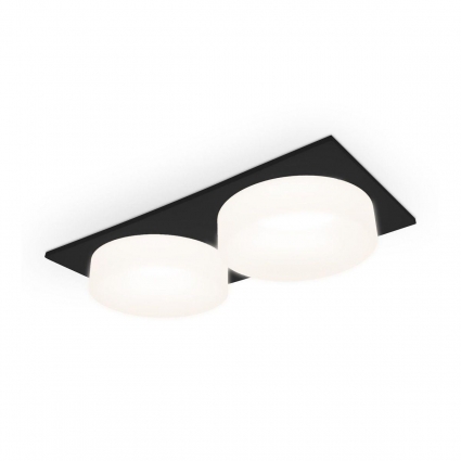 Встраиваемый светильник Ambrella light Techno TN1319 для кухни, цвет черный,  в современном стиле