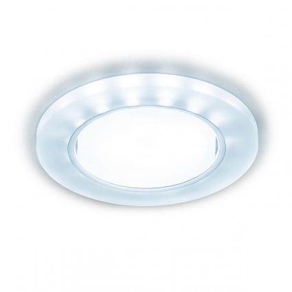 Встраиваемый светильник Ambrella light Standard Spot GX53 Spot G214 WH/CH/CLD для кухни, цвет матовый,  в современном стиле