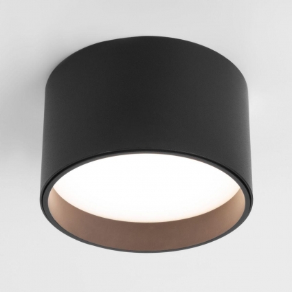 Потолочный светодиодный светильник Elektrostandard 25123/Led Banti 13Вт 4200K 4690389184031 для офиса, цвет черный,  в современном стиле