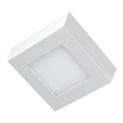 Настенно-потолочный светодиодный светильник Elvan NLS-702SQ-6W-WW-Wh для кухни, цвет белый,  в современном стиле