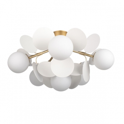 Потолочная люстра Loft IT Matisse 10008/6C White для спальни, цвет белый,  в современном стиле