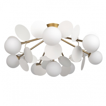 Потолочная люстра Loft IT Matisse 10008/8C White для гостиной, цвет белый,  в современном стиле