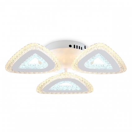 Потолочная светодиодная люстра Ambrella light Acrylica Original FA4018 для прихожей площадью до 14 кв.м.,  в стиле Хай-тек