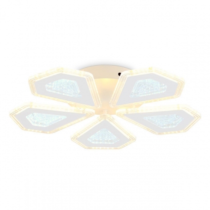 Потолочная светодиодная люстра Ambrella light Acrylica Original FA4030 для гостиной площадью до 18 кв.м.,  в стиле Хай-тек