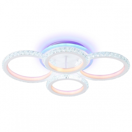 Потолочная светодиодная люстра Ambrella light Acrylica Original FA9524 для спальни площадью до 20 кв.м.,  в стиле Хай-тек