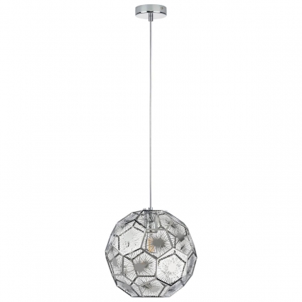 Подвесной светильник Lightstar Fermo 724214 для гостиной, цвет хром,  в стиле арт-деко