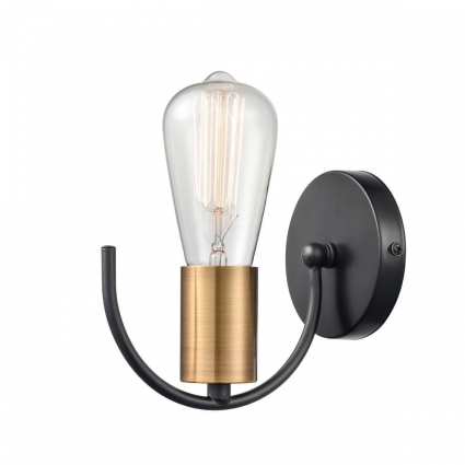 Бра Vele Luce Crea VL6522W01 для гостиной площадью до 2 кв.м., цвет черный,  в стиле лофт