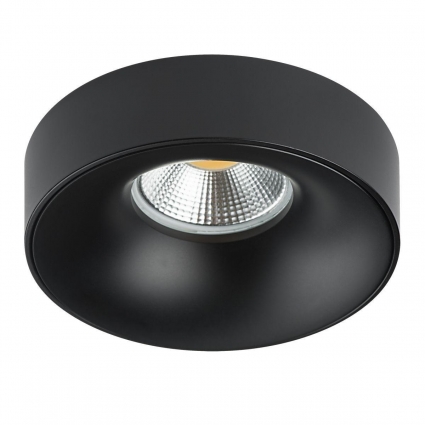Встраиваемый светильник Lightstar Levigo (010027+510027) L01002727 для гостиной, цвет черный,  в современном стиле