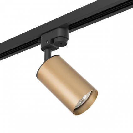 Трековый светильник Lightstar Rullo (214440+592057) R1T440 для гостиной, цвет золотой,  в современном стиле
