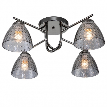 Потолочная люстра Escada Adonis 659/4PL Black для гостиной площадью до 12 кв.м.,  в стиле модерн