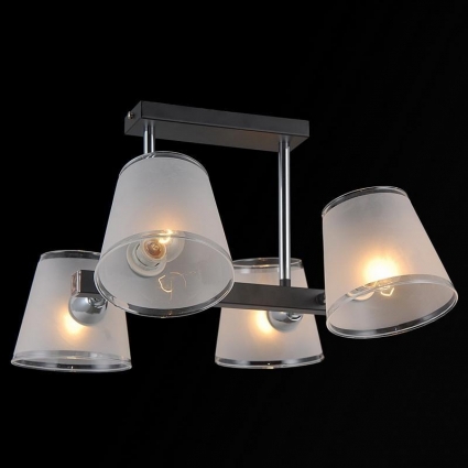 Потолочная люстра Illumico IL9631-4CSQ-79 BK для гостиной площадью до 32 кв.м.,  в стиле модерн