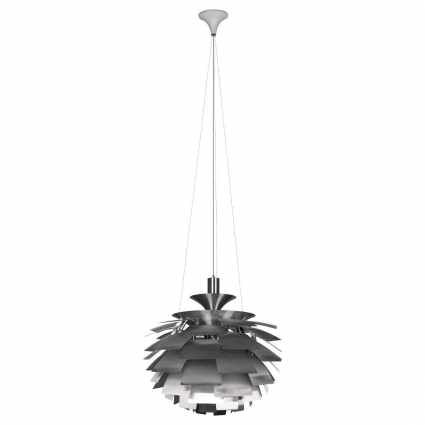 Подвесной светильник Loft IT Artichoke 10156/800 Silver для гостиной, цвет серебро,  в стиле арт-деко