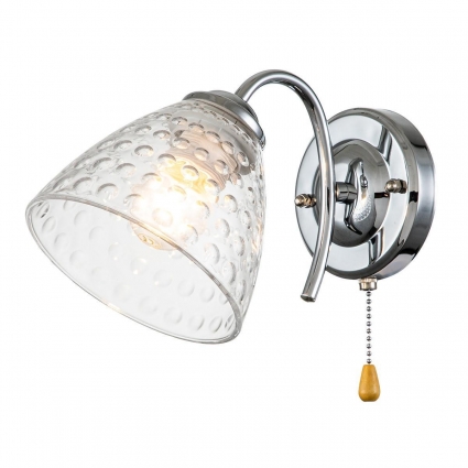 Бра Escada Freesia 658/1A Chrome для спальни площадью до 3 кв.м., цвет хром,  в стиле модерн