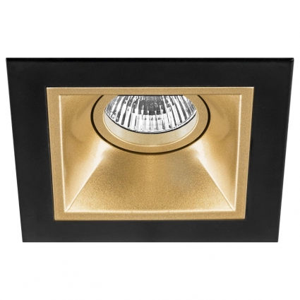 Встраиваемый светильник Lightstar Domino Quadro (214517+214503) D51703 для прихожей площадью до 25 кв.м.,  в стиле Хай-тек