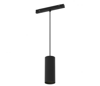 Трековый подвесной светодиодный светильник Maytoni Technica Focus Led TR041-2-12W3K-B для магазина, цвет черный,  в современном стиле