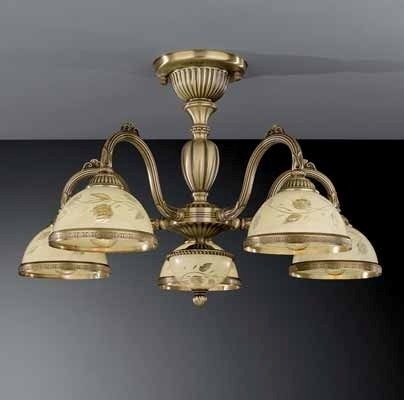Потолочная люстра Reccagni Angelo PL 6228/5 для спальни площадью до 16.7 кв.м.,  в классическом стиле