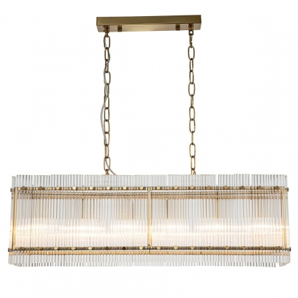 Подвесная люстра Indigo Venera 12024/6PL Brass V000305 для гостиной площадью до 12 кв.м.,  в классическом стиле