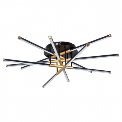 Потолочная светодиодная люстра Arte Lamp Fernando A2199PL-6BK для гостиной площадью до 22 кв.м.,  в стиле модерн