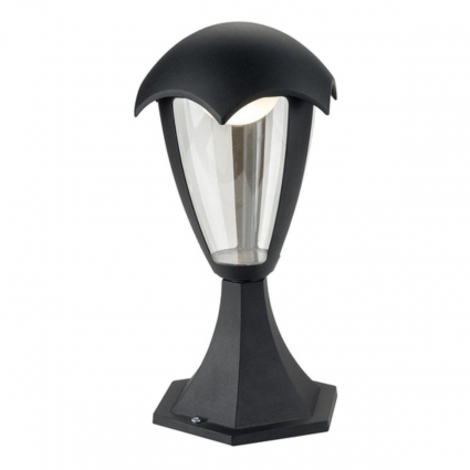 Уличный светодиодный светильник Arte Lamp Henry A1661FN-1BK на площадь до 2.5 кв.м., цвет черный,  в стиле кантри