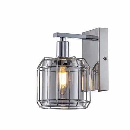 Бра Escada Midland 10188/1A Chrome для спальни площадью до 3 кв.м., цвет хром,  в стиле лофт