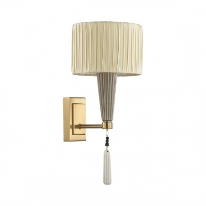 Бра Odeon Light Exclusive Latte 5403/1W для спальни площадью до 2 кв.м., цвет кремовый,  в стиле арт-деко