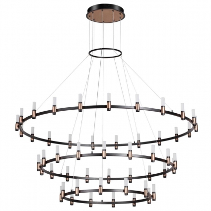 Подвесная светодиодная люстра Odeon Light Candel 5009/204L для больших залов площадью до 30 кв.м.,  в современном стиле
