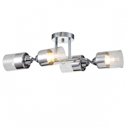 Потолочная люстра Escada Bungarus 1110/4P Chrome для спальни площадью до 12 кв.м.,  в стиле модерн
