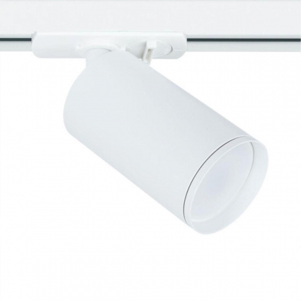 Трековый светильник Arte Lamp Flame A1519PL-1WH для спальни, цвет белый,  в современном стиле