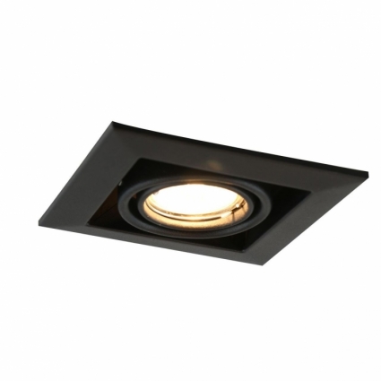 Встраиваемый светильник Arte Lamp Cardani Piccolo A5941PL-1BK для магазина площадью до 2.8 кв.м.,  в современном стиле