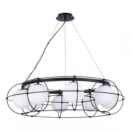 Подвесная люстра ST Luce Beata SL1189.403.08 для гостиной площадью до 14 кв.м.,  в стиле Хай-тек