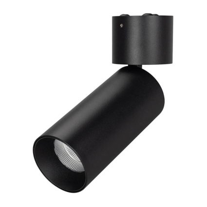 Потолочный светодиодный светильник Arlight SP-Polo-Surface-Flap-R65-8W Day4000 027524 для магазина, цвет черный,  в современном стиле