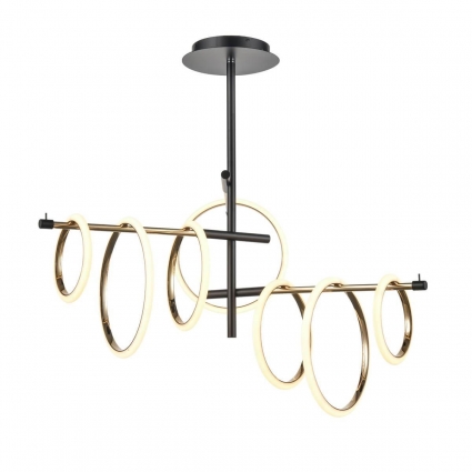 Потолочный светильник Vele Luce Bellezza VL7262L07 на площадь до 30 кв.м., цвет черный,  в стиле Хай-тек