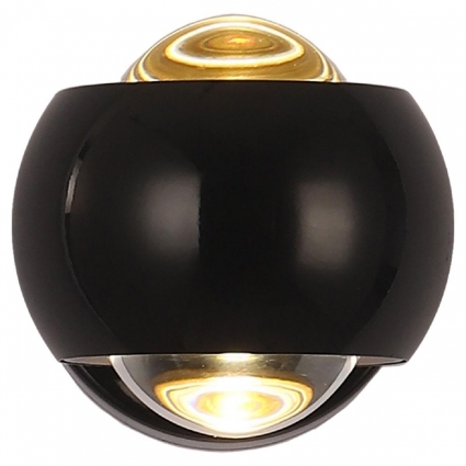 Настенный светодиодный светильник Lussole Loft Everett LSP-7075 для спальни, цвет черный,  в стиле модерн